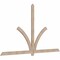 Ekena Millwork Redmond Smooth Timber Gable Bracket, Douglas Fir, 96"W x 56"H x 1 1/2"D x 3 1/2"F, 14/12 Pitch GBW096X56X0204RED00SDF - alternate 2